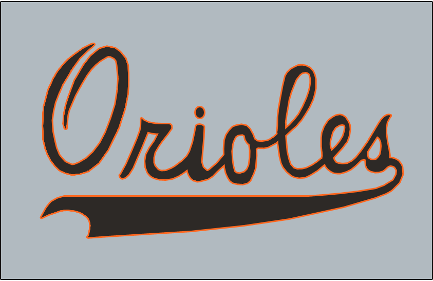 Baltimore Orioles 1954 Jersey Logo 01 iron on paper